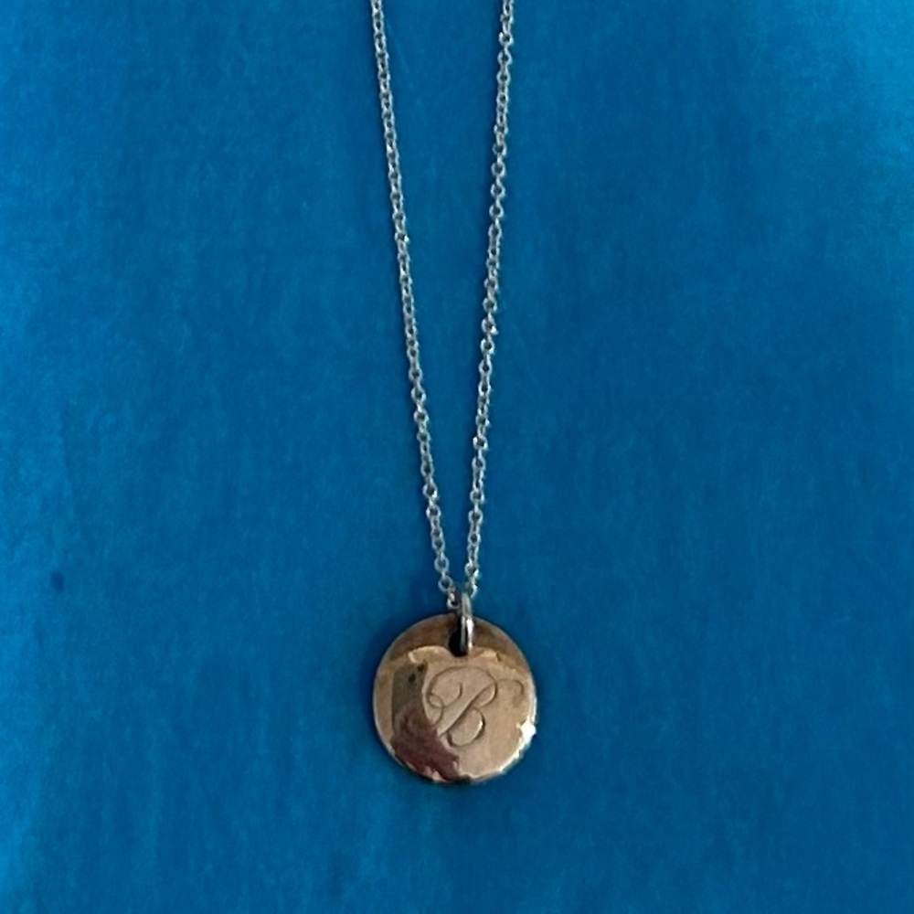 Tiffany & Co. Initial “B” Necklace